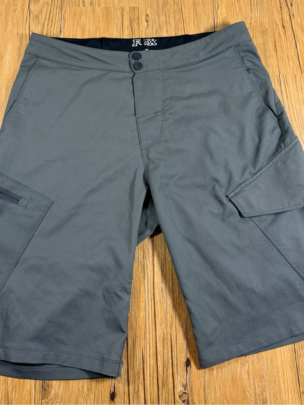 Fox Racing Ranger Men's MTB Mountain Bike Cargo Shorts Gray Size 32